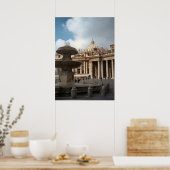 Poster Basilique Saint-Pierre, Vatican, Rome (Cuisine)