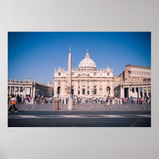 Poster Basilique San Pietro dans le Vatican