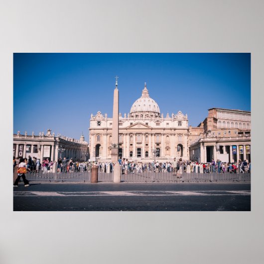Poster Basilique San Pietro dans le Vatican (Devant)