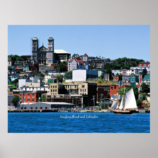 Poster Basilique sur le rivage à St. John's (Devant)