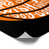 Poster Basket amusant Joyeux Noël Joyeux Nouvel An Ta (Coin)