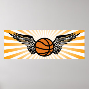 Poster basket-ball : ailes