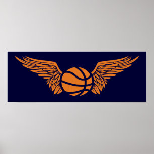 Poster basket-ball : ailes