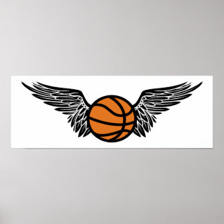 Poster basket-ball : ailes