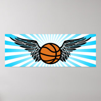 Poster basket-ball : ailes