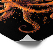 Poster Basket-ball Animal Art Octopus Basketball Lover Dr (Coin)