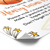 Poster Basket-ball Anniversaire Heure Capsule signe (Coin)