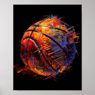 Poster Basket-ball Artwork Basket-ball Capture Bball P
