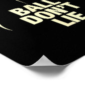 Poster Basket-ball Ball Don't Lie (Coin)