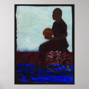 Poster Basket-ball de fauteuil roulant 2011