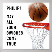 Poster Basket-ball du Personalized (Devant)