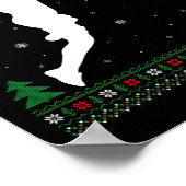 Poster Basket-ball Dunking Xmas Ugly Basketball Joueur Ch (Coin)