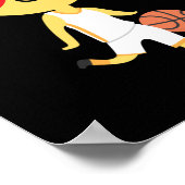 Poster Basket-ball Emoji (Coin)
