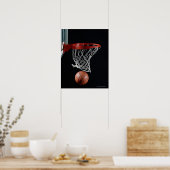 Poster Basket-ball en cerceau (Cuisine)