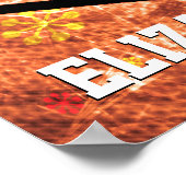 Poster Basket-ball et cerceau de basket-ball rose violet (Coin)