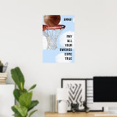 Poster Basket-ball Féminin (Bureau à domicile)