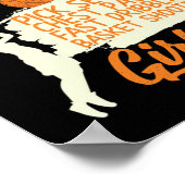 Poster Basket-ball fille comme moi tournage Dribbling (Coin)