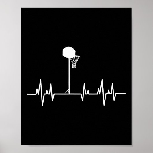Poster Basket-ball Heartbeat 1 (Devant)