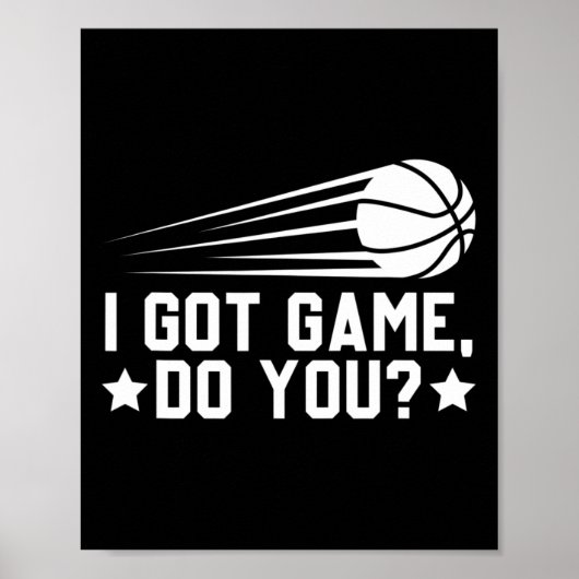 Poster Basket-ball J'Ai Jeu Do You (Devant)