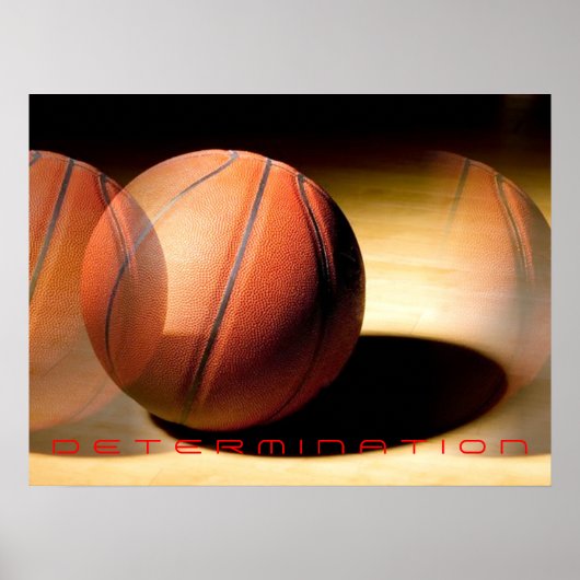Poster Basket-ball Motivationnel unique Imprimer (Devant)