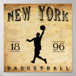 Poster Basket-ball New York 1896