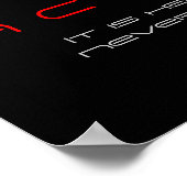Poster Basket-ball noir blanc motivationnel (Coin)