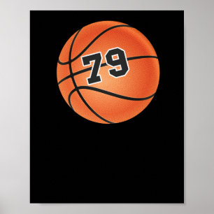 Poster Basket-ball Numéro 79