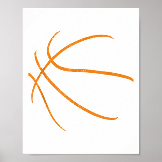 Poster Basket-ball Silhouette Lecteur Coach Sports Ba (Devant)