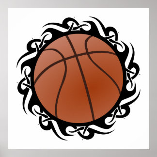 Poster basket-ball : tribalz