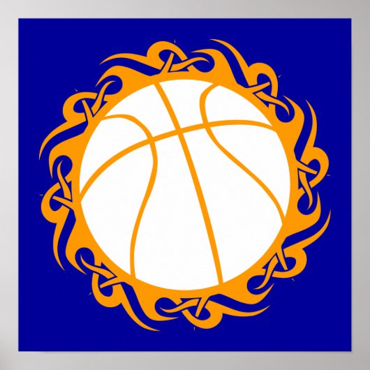 Poster basket-ball : tribalz (Devant)