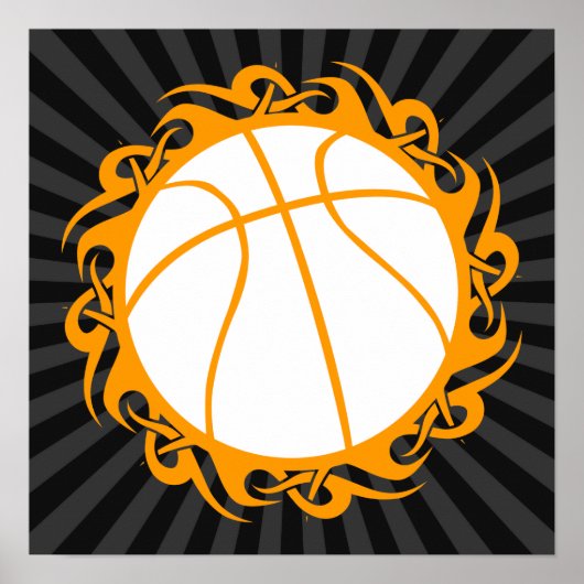 Poster basket-ball : tribalz (Devant)