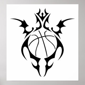 Poster basket-ball : tribalz