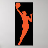 Poster Basket-ball WNBA (Devant)