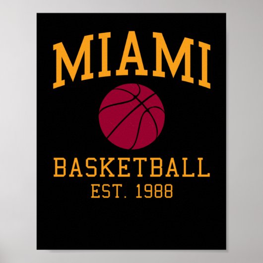 Poster Basket de Miami (Devant)