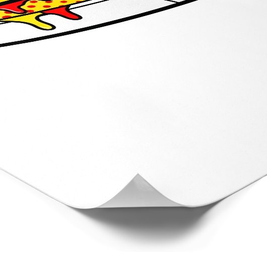 Poster Basket de peinture à séchage jaune (Coin)