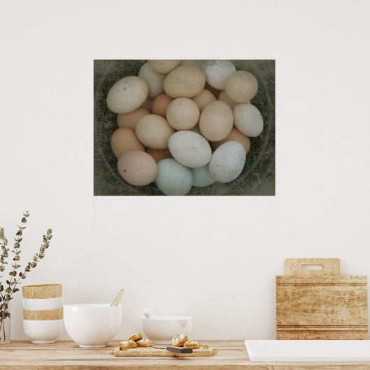 Poster Basket d'Eggs (Cuisine)