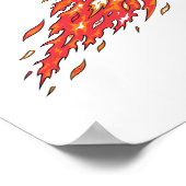 Poster basket en feu (Coin)
