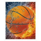 Poster Basket flamboyant (Devant)