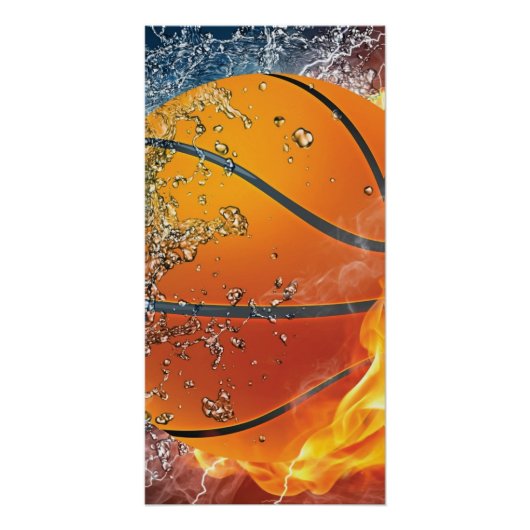 Poster Basket flamboyant (Devant)