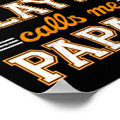 Poster Basket Mon Joueur Favori M'Appelle Papaw (Coin)