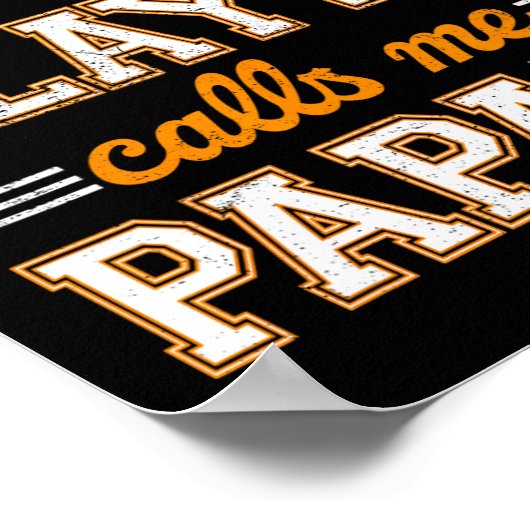 Poster Basket Mon Joueur Favori M'Appelle Papaw (Coin)