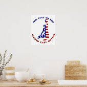 Poster BASKET Patriotique USA (Cuisine)