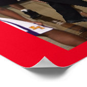 Poster Basketball 10 Photo collage Red nom de l'équipe (Coin)