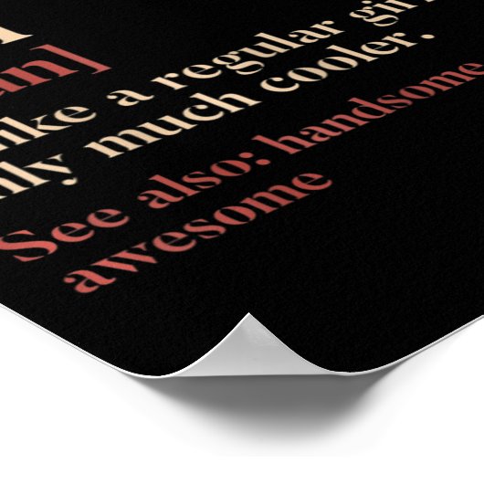 Poster Basketball Définition Fille Drôle Cadeau Pour Bask (Coin)