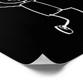 Poster Basketball Drôle Aujourd'Hui Stick Personne Leap D (Coin)