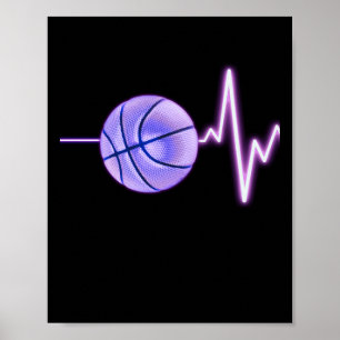 Poster Basketball Heartbeat - Le plus récent Basketball d