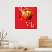 Poster Basketball I Love (Cuisine)