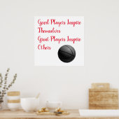 Poster Basketball Inspirational Quote Inspiration Lecteur (Cuisine)
