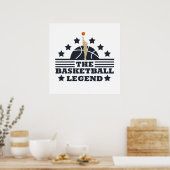 Poster basketball legend (Cuisine)