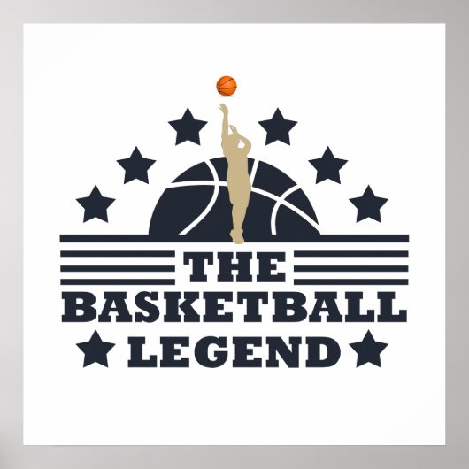 Poster basketball legend (Devant)